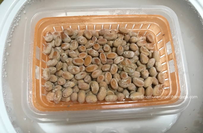 納豆菌とヨーグルトメーカーで手作り納豆